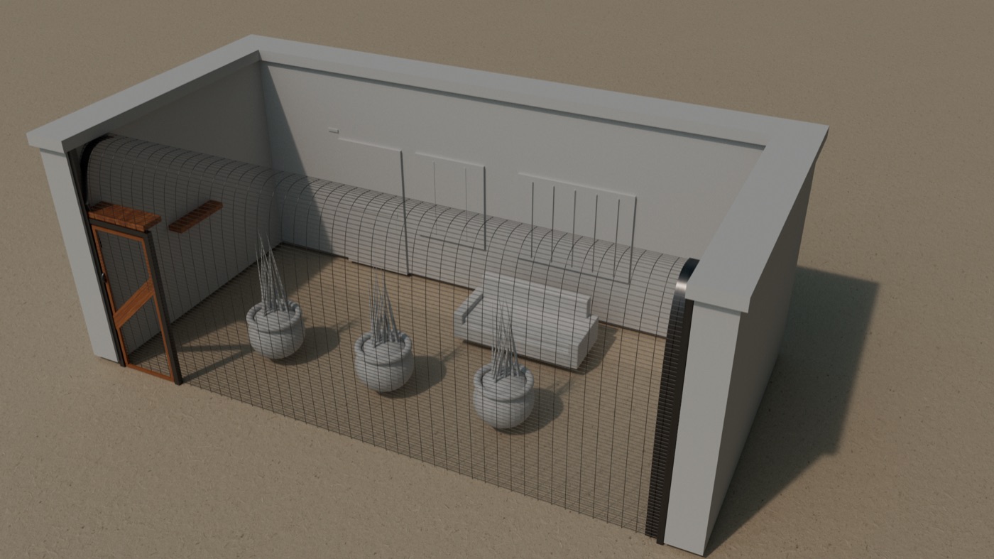 Sample 3D catio render