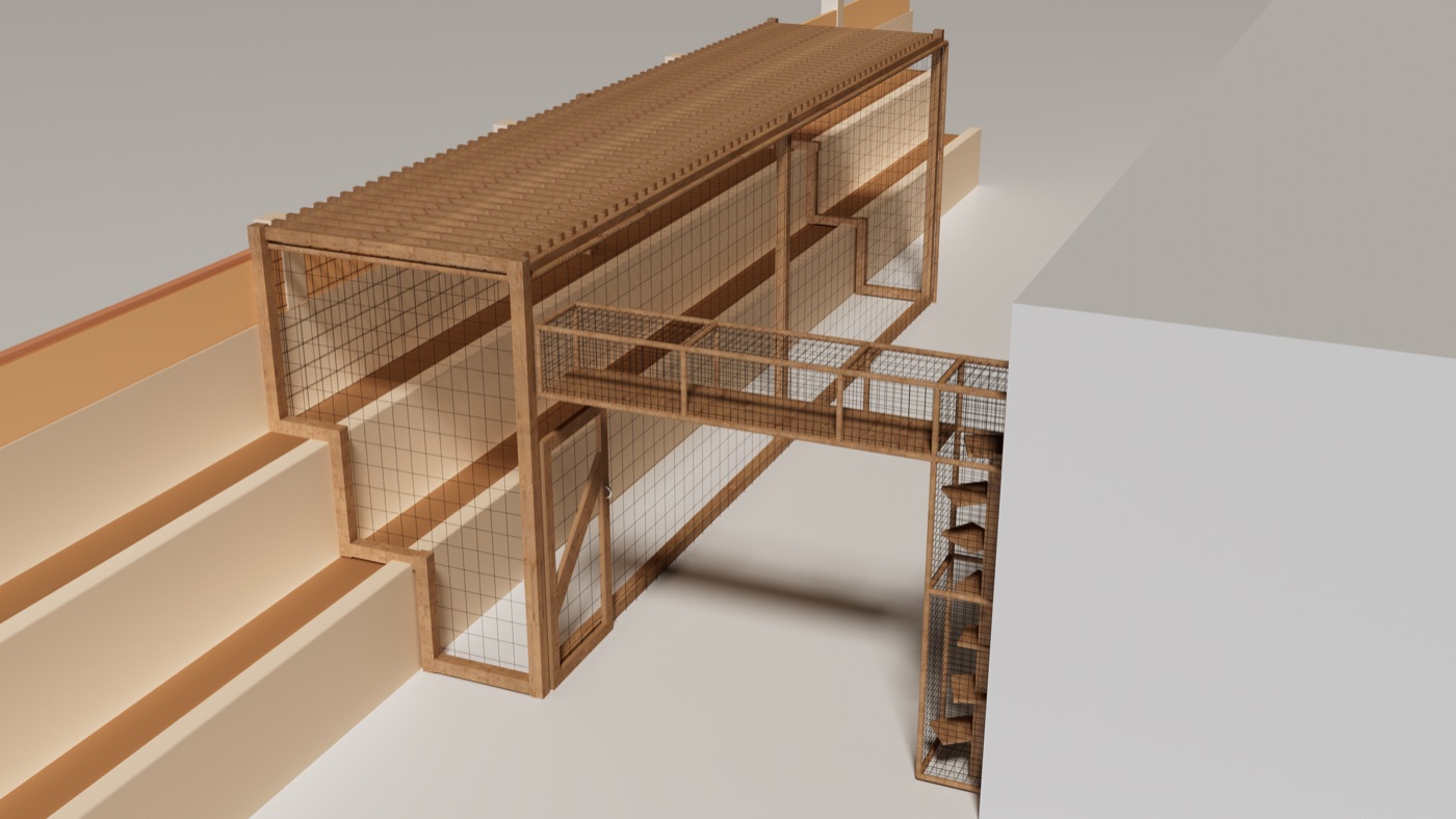 Sample 3D catio render