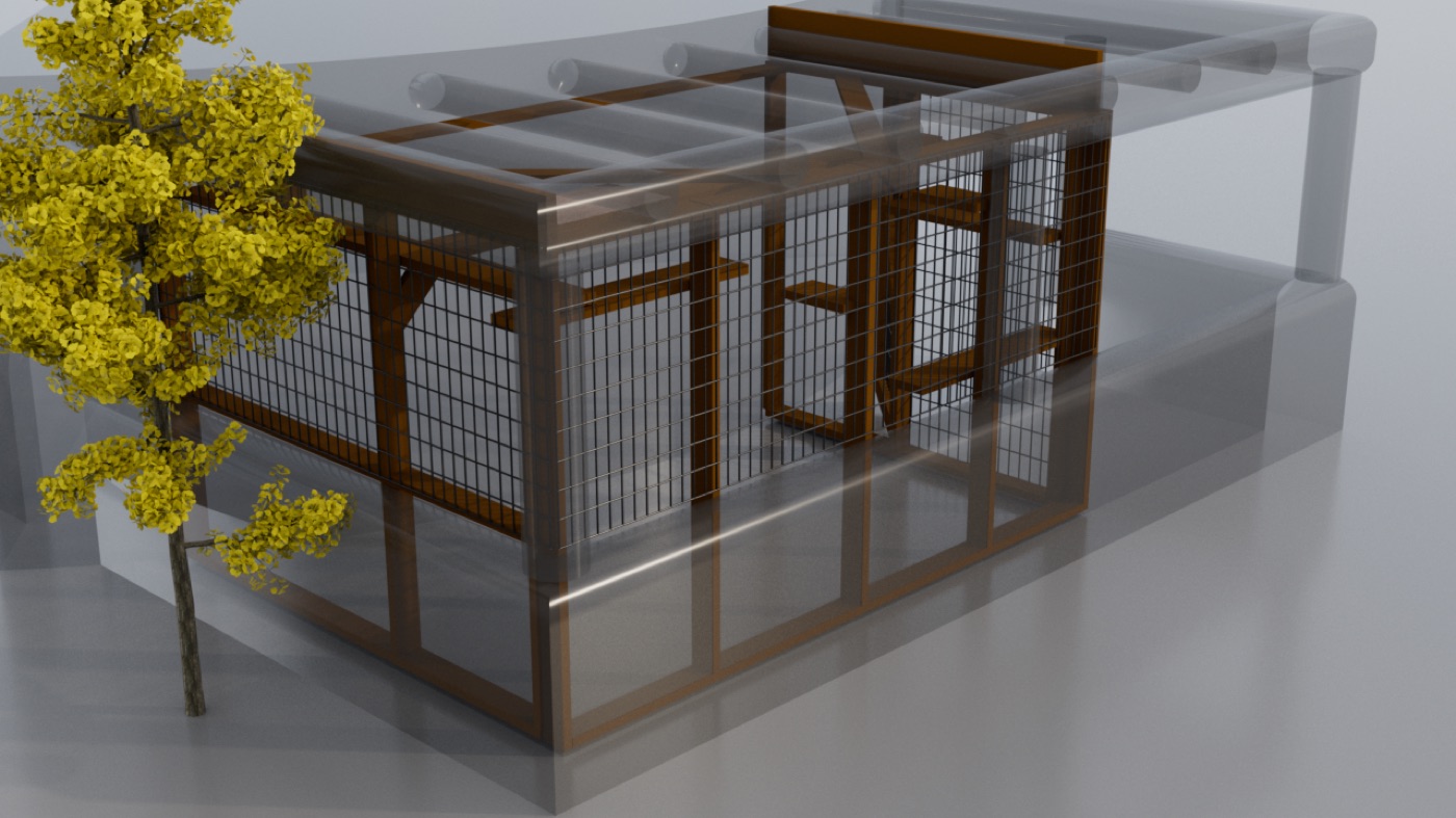 Sample 3D catio render