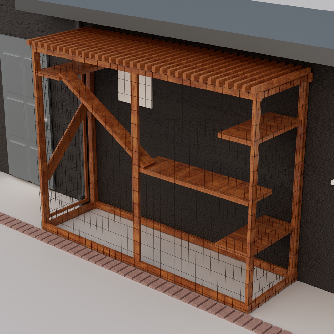 Sample 3D catio render