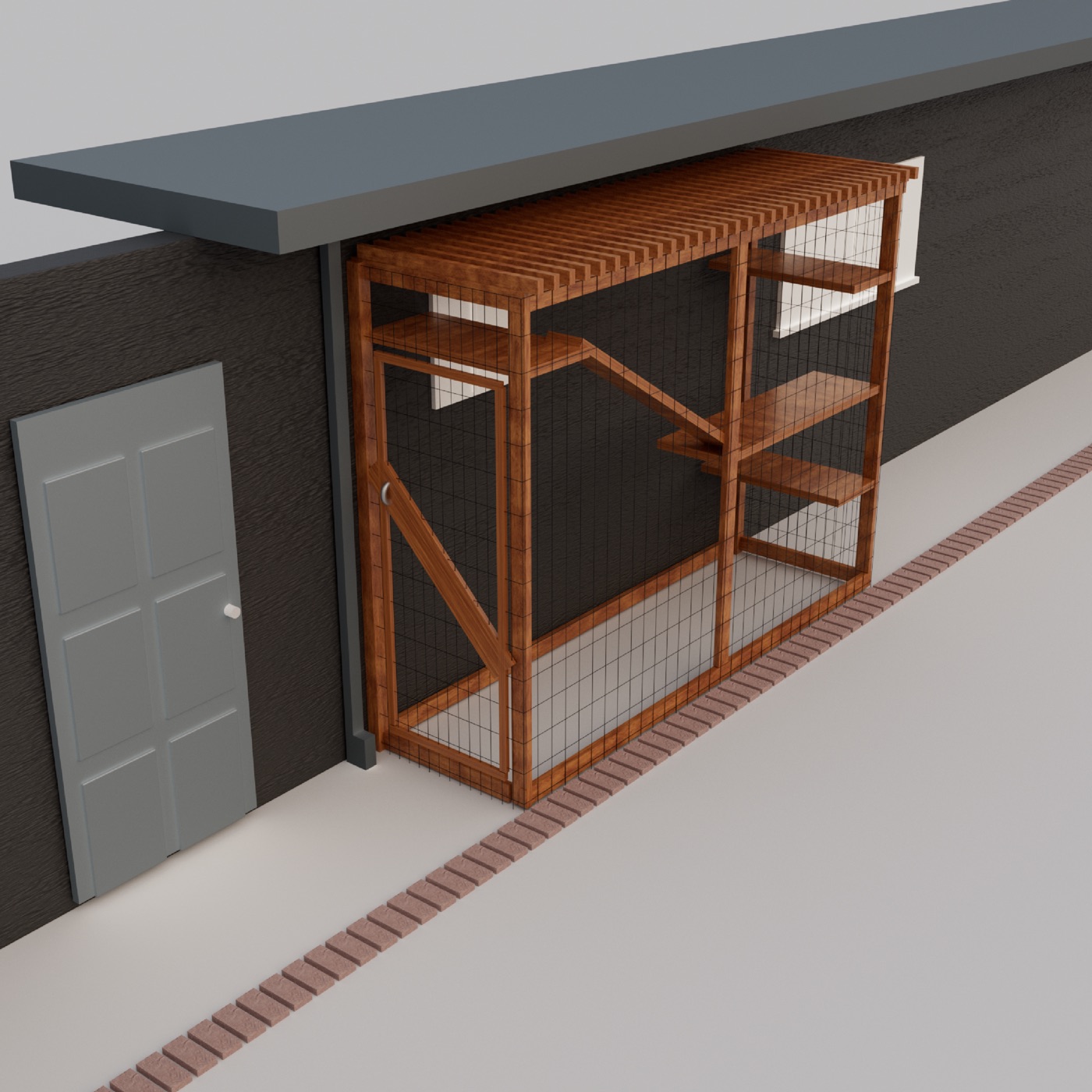 Sample 3D catio render